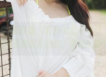 MyGirl美媛馆 – 白色如此不单调，李七喜的原图福利轻松搞定，真想给她个赞。