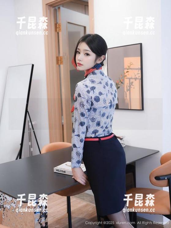 Xiuren秀人网 - 白衬衫日记：今天绮里嘉ula又一次翻车了