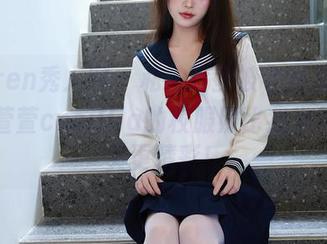 Xiuren秀人网 – 私拍险些被老师发现，但陆萱萱cecillia的校服照比我当年的作文更精彩！