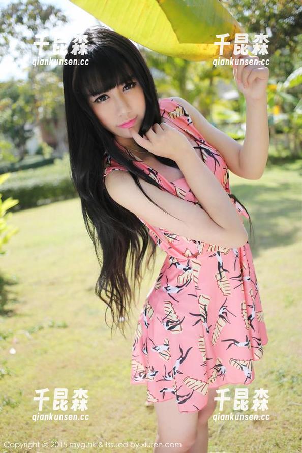 美媛馆 - 更新！白丝套图中的子纯儿Annie，撒娇指数直线上升！